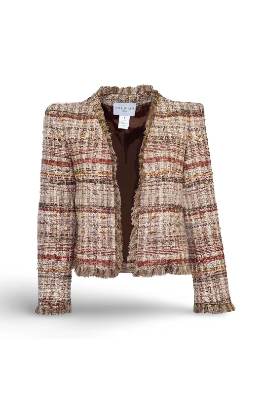 GINEVRA BLAZER- INDOCHINE TWEED Women's Solid Blazer
