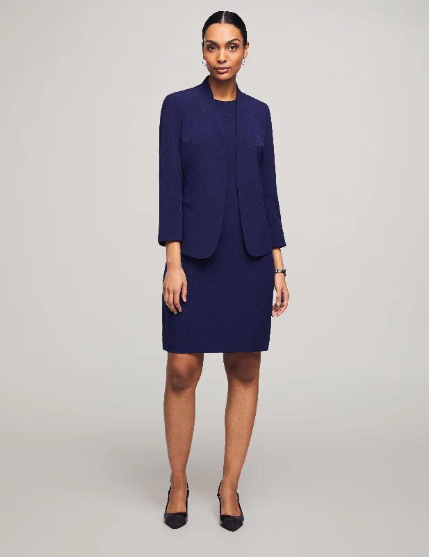 Executive Collection 2-Pc. Jacket and Dress Set Anorak Shell Jacket Lightweight Jacket Executive Collection 2-Pc. Jacket and Dress Set Anorak Shell Jacket Lightweight Jacket