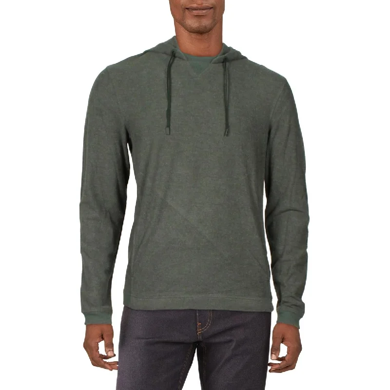 Kenneth Cole Mens Jersey Comfy Hoodie Hoodie with Puffed Sleeves Voluminous Trendy