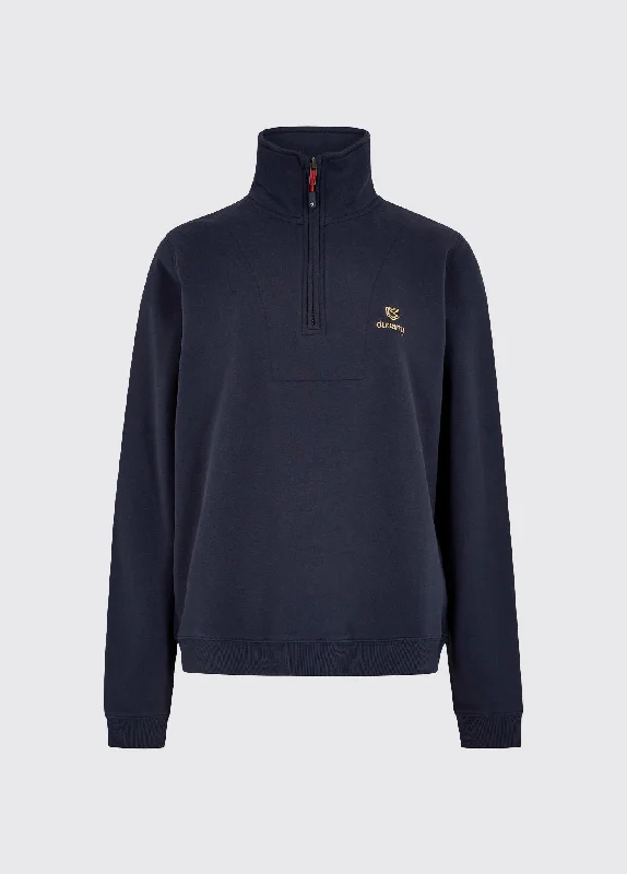 Castlemartyr sweatshirt - Navy Cotton Hoodie Fleece Lining Warmth