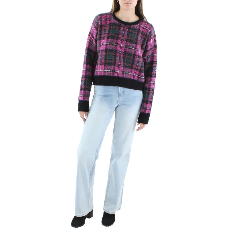 Lauren Ralph Lauren Womens Long Sleeve Pullover Crewneck Sweater Ribbed Crew Neck