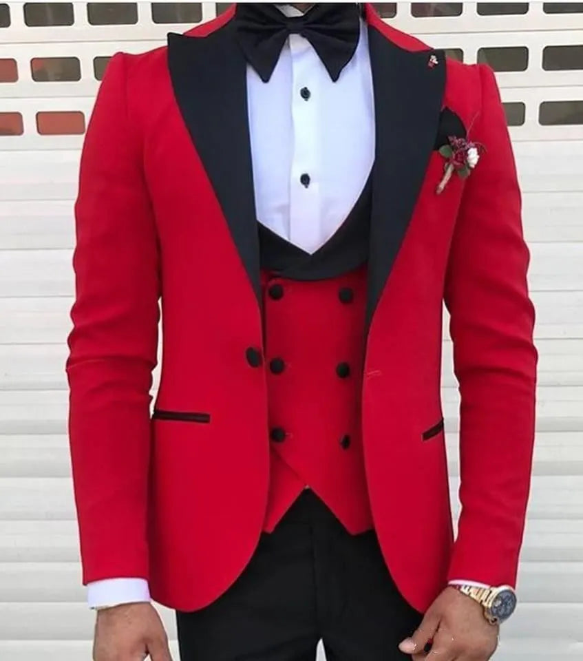New Fashion Pink Slim Fit Groom Tuxedos Black Peak Lapel Groomsmen Mens Wedding Dress Excellent Man 3 Piece Suit(Jacket+Pants+Vest+Tie) 603 Print Jacket Jacquard Jacket Patchwork Jacket New Fashion Pink Slim Fit Groom Tuxedos Black Peak Lapel Groomsmen Mens Wedding Dress Excellent Man 3 Piece Suit(Jacket+Pants+Vest+Tie) 603 Print Jacket Jacquard Jacket Patchwork Jacket