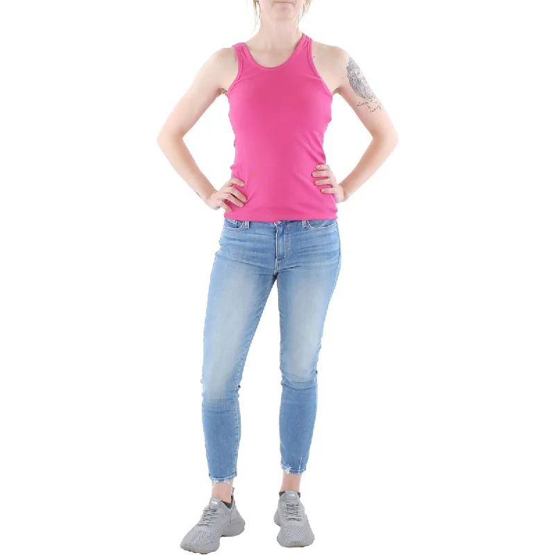 Remain Womens Toya Ribbed Asymmetric Tank Top spandex blend tank