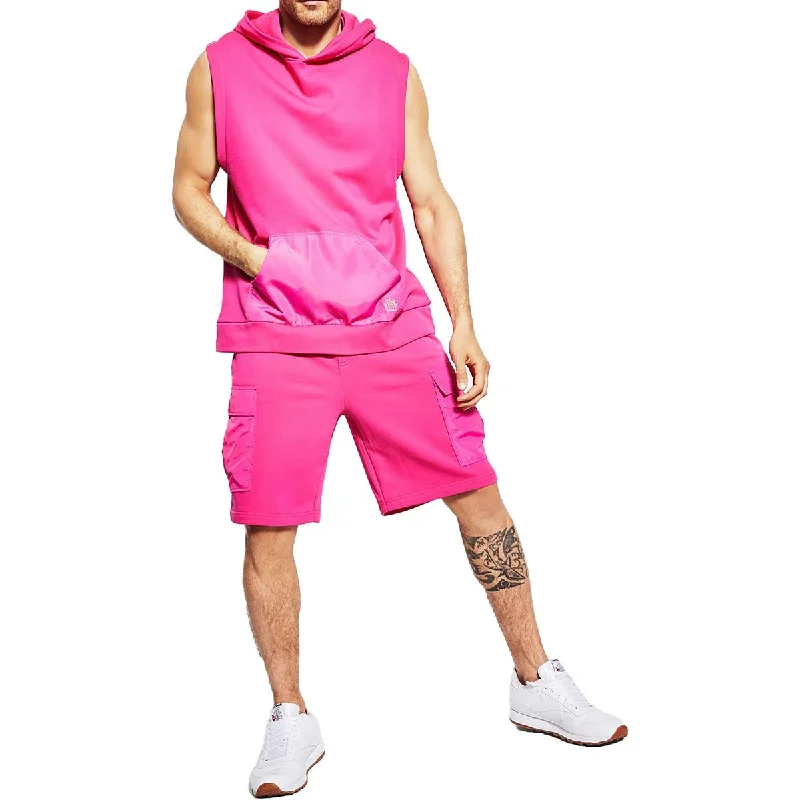 Royalty By Maluma Mens Jersey Loungewear Hoodie Hoodie with Set-In Sleeves Structured Classic