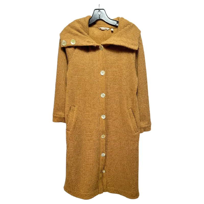 Sweater Cardigan By Soft Surroundings In Brown, Size: S Boat Neck Shawl Collar Notched Collar Sweater Cardigan By Soft Surroundings In Brown, Size: S Boat Neck Shawl Collar Notched Collar