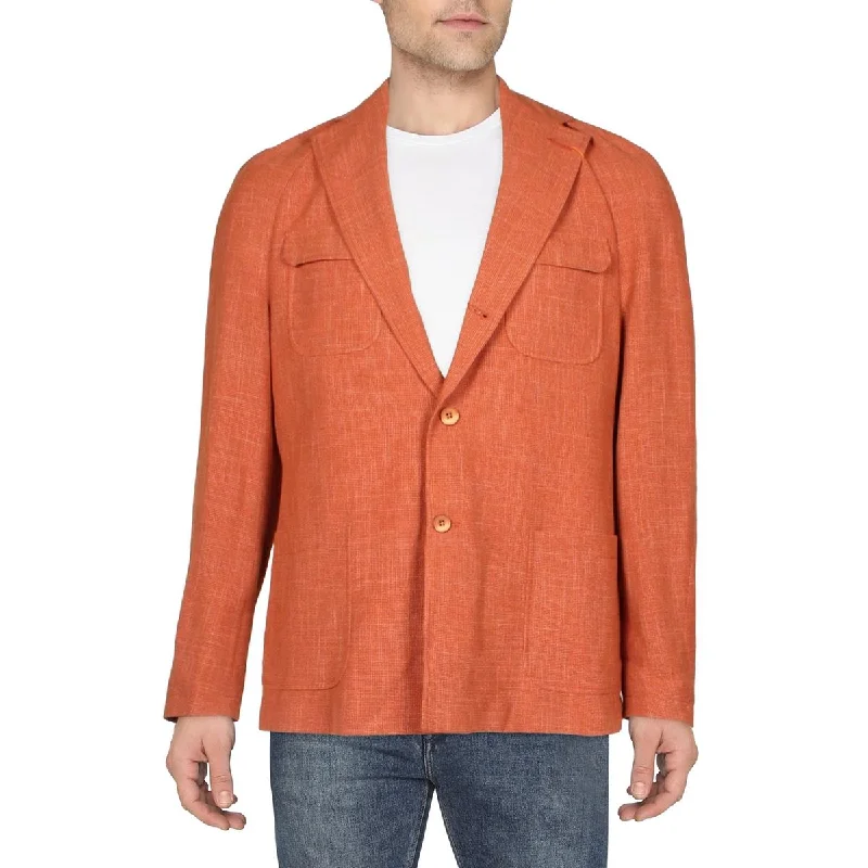Tallia Mens Textured Slim fit Sportcoat Stretchy Active Jacket