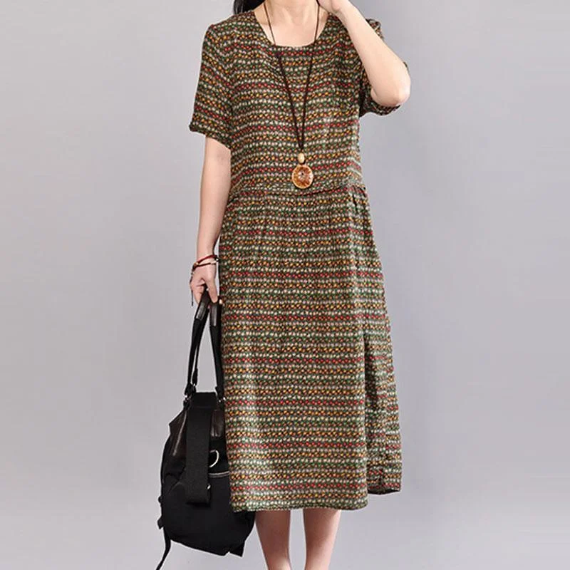 top quality cotton dresses oversize Women Retro Printed Cotton Short Sleeve Pullover Dress Turtleneck Warm Pullover top quality cotton dresses oversize Women Retro Printed Cotton Short Sleeve Pullover Dress Turtleneck Warm Pullover