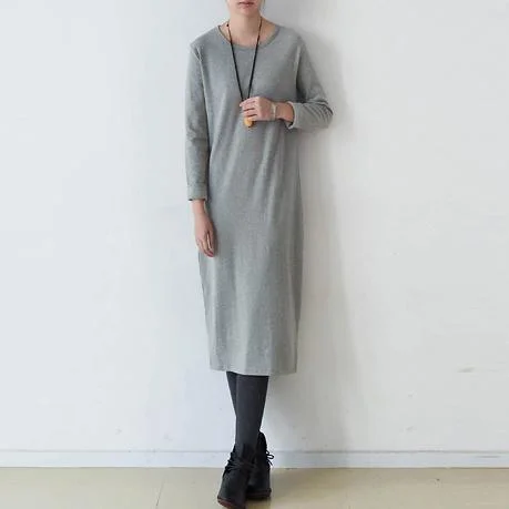 vintage gray sweater dress fall fashion o neck spring dresses slim pullover sweater Ruffle Neck Pullover vintage gray sweater dress fall fashion o neck spring dresses slim pullover sweater Ruffle Neck Pullover