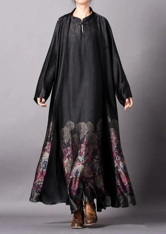 Vivid Silk Quilting Clothes Stitches Women Tencel Retro Print Long Cardigan Maxi Dress Chenille Brocade Lace Vivid Silk Quilting Clothes Stitches Women Tencel Retro Print Long Cardigan Maxi Dress Chenille Brocade Lace