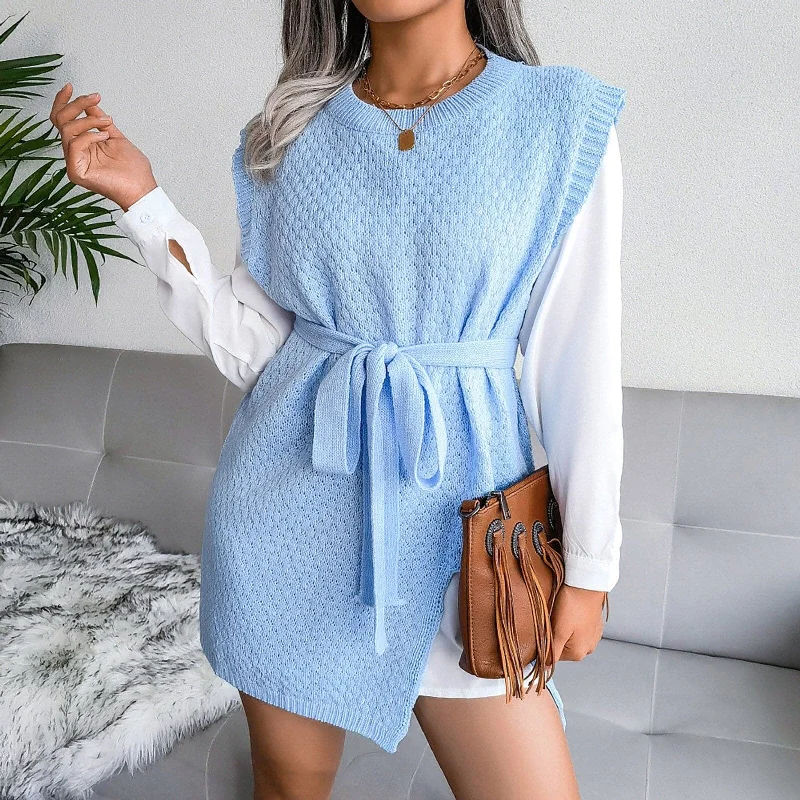 DressBetty - Knitted Sweaters Pullovers Pull Femme Sweaters Dress Square Neck Pullover