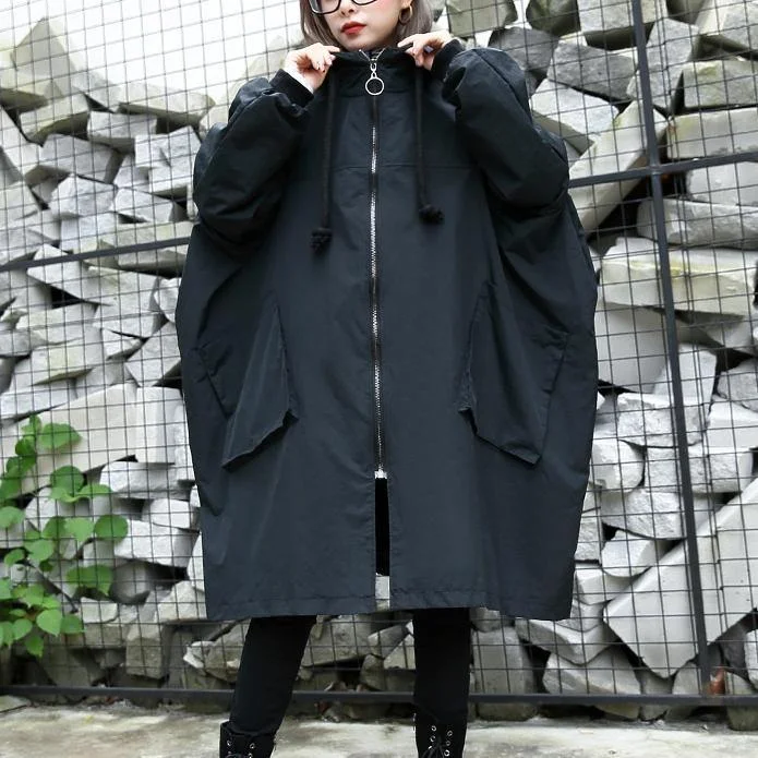 2024 black Winter coat trendy plus size hooded baggy zippered Coats women pockets coats Insulated Snow Jacket 2024 black Winter coat trendy plus size hooded baggy zippered Coats women pockets coats Insulated Snow Jacket