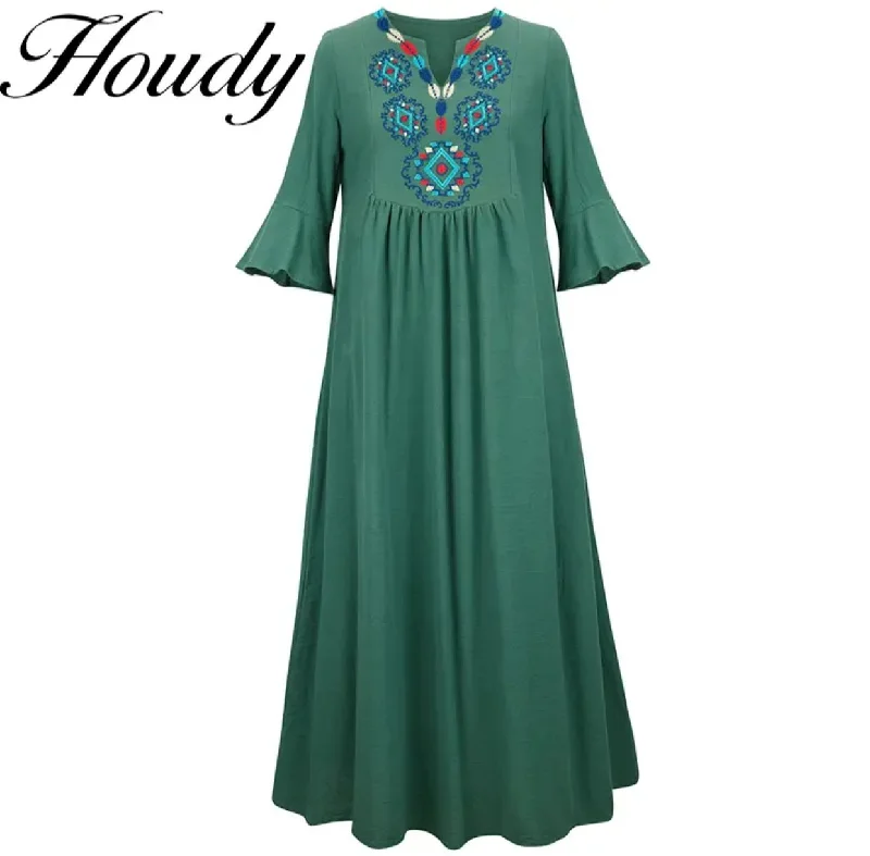 Muslim Fashion Printed Abaya Dress Full Cardigan Kimono Robe S3684241 Modern Contemporary chic