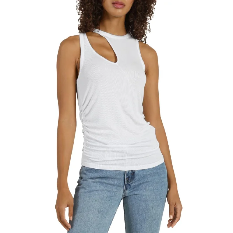n:PHILANTHROPY Womens Marlin Cut Out Ruched Tank Top loose fit tank