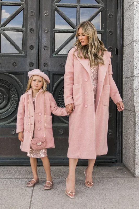 Polly Coat in Pink - FINAL SALE Streetwear Bomber Jacket