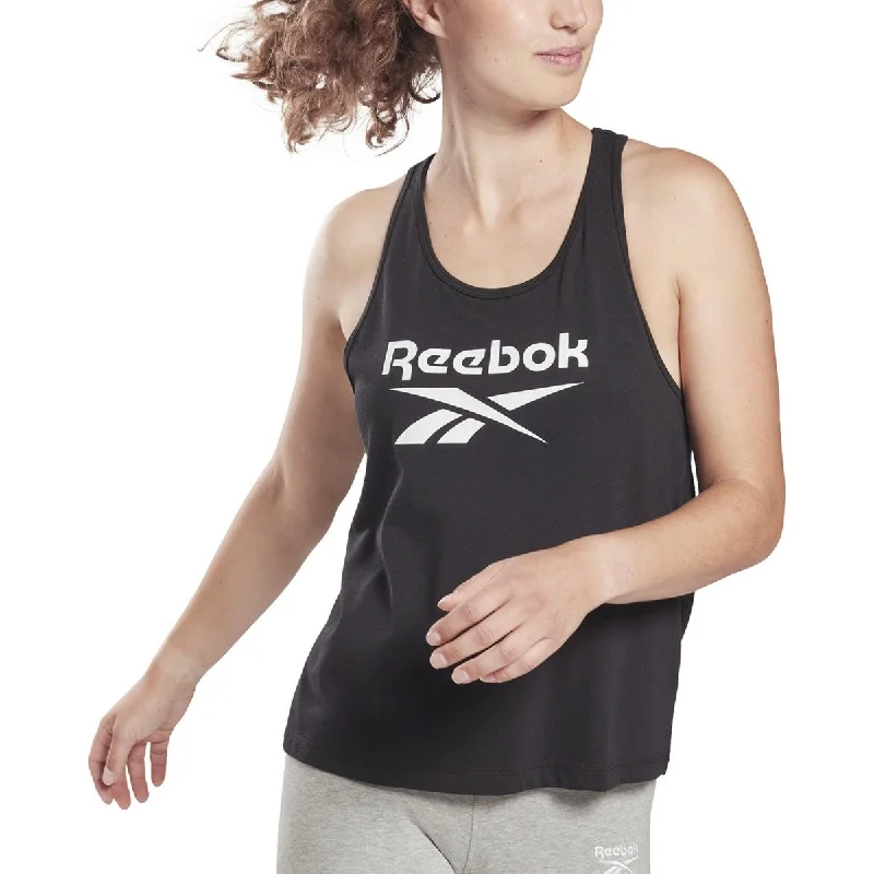 Reebok Womens Racerback Knit Tank Top tie dye tank