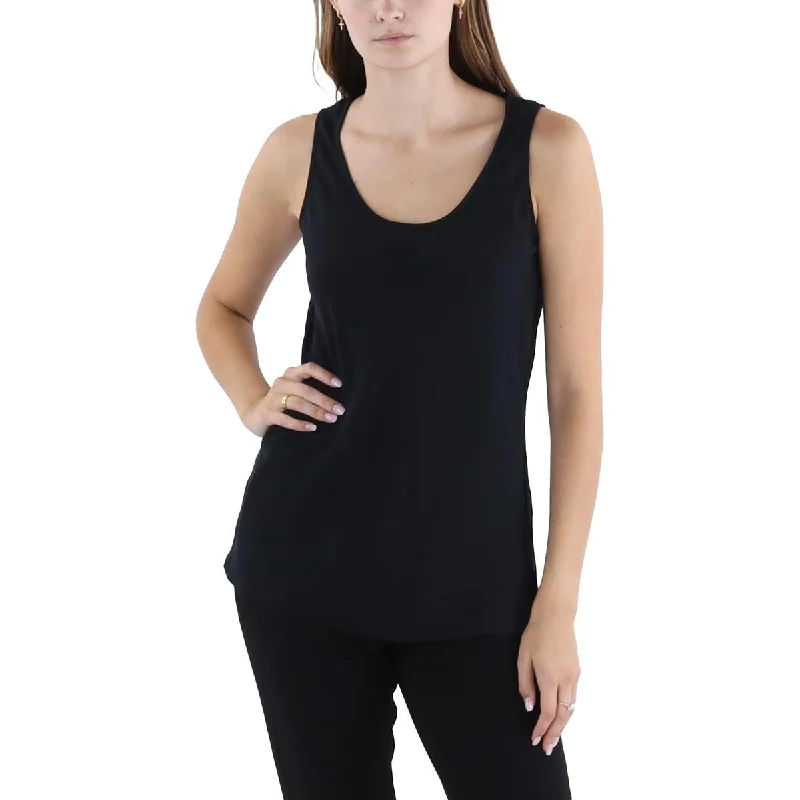 Tahari ASL Womens Georgette Scoop Neck Camisole Tank Top cute tank top