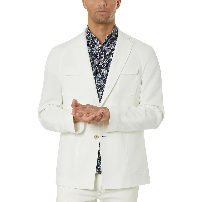 Tallia Mens Slim fit Textured Sportcoat Luxury Cashmere Wrap