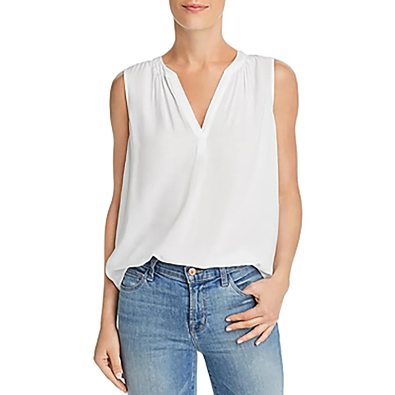 VELVET BY GRAHAM & SPENCER Womens Sleeveless V-Neck Tank Top sleep tank top