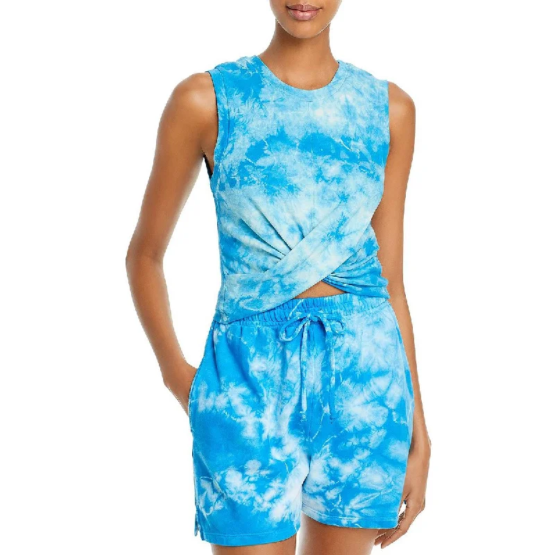 Year of Ours Womens Anne Marie Cotton Tie Dye Tank Top flexible tank top