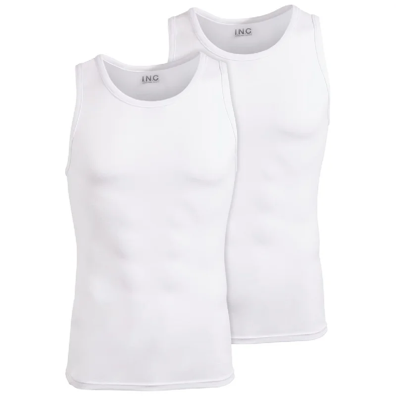 INC Mens 2 Pack Layering Tank Top grey tank top