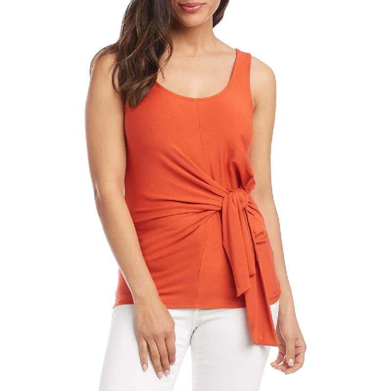 Karen Kane Womens Casablanca Side Tie Tank Top mint tank top