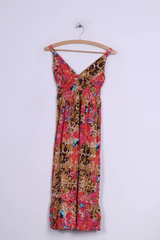 Kylie Girls 11Yrs/146cm Tank Top Dress Midi Flower Printed Cotton Summer lemon yellow tank Kylie Girls 11Yrs/146cm Tank Top Dress Midi Flower Printed Cotton Summer lemon yellow tank