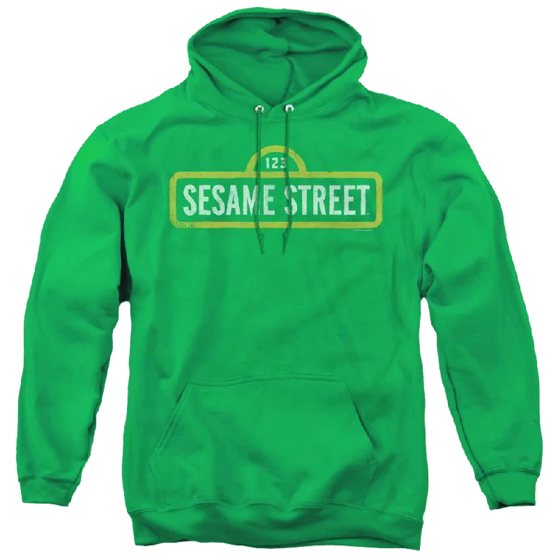 Sesame Street Rough Logo - Pullover Hoodie